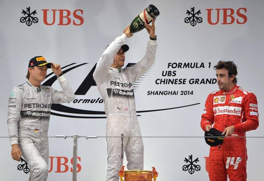 Primo podio stagionale per Alonso e per la Ferrari, ma l&#39;aria di Fernando  quella di colui che sa come la stagione resti in salita. Afp